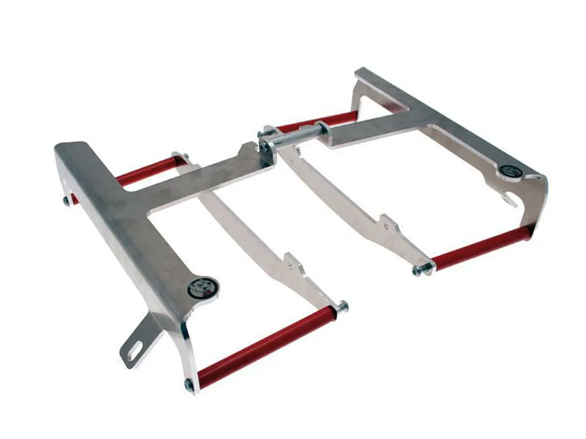 Protetores de Radiador Alumínio Vermelha AXP Honda AX3032 1