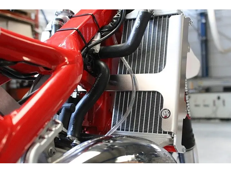 Proteção de Radiador Axp, Alumínio, Vermelha Beta 125RR / 200RR 2018-2019 1