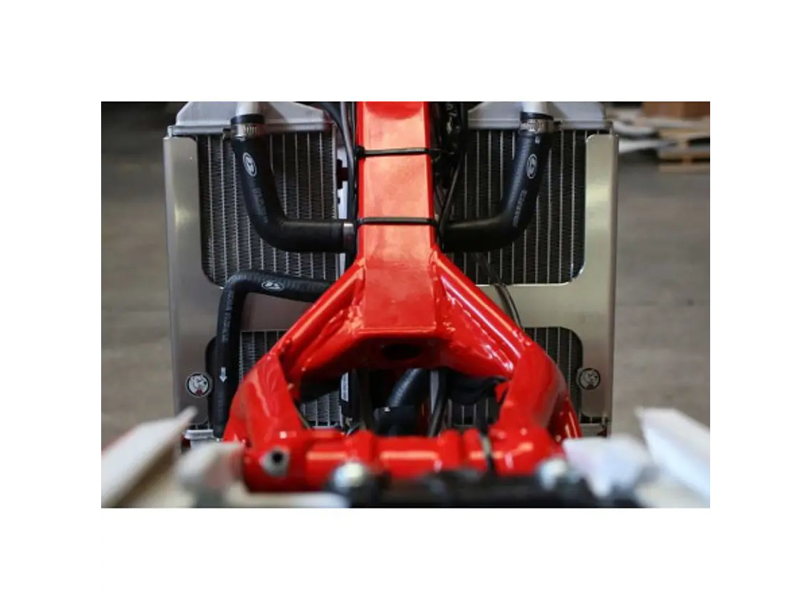 Proteção de Radiador Axp, Alumínio, Vermelha Beta 125RR / 200RR 2018-2019 2