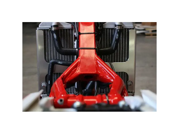 Proteção de Radiador Axp, Alumínio, Vermelha Beta 125RR / 200RR 2018-2019 6