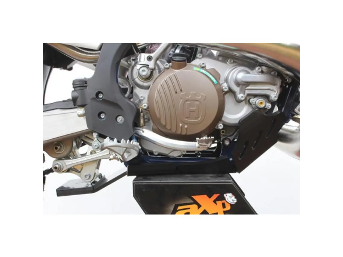 Proteção de Cárter AXP Enduro Xtrem, Polietileno Pead, Preto, KTM Gas-gas EX300 2021-2023 | Husqvarna TC250 / TX300I 2019-2022 | KTM 250SX / 250XC TPI / 300SX / 300XC TPI 2019-2022 4