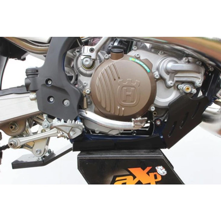 Proteção de Cárter AXP Enduro Xtrem, Polietileno Pead, Preto, KTM Gas-gas EX300 2021-2023 | Husqvarna TC250 / TX300I 2019-2022 | KTM 250SX / 250XC TPI / 300SX / 300XC TPI 2019-2022 4