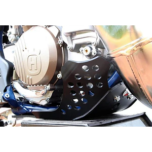 Proteção de Cárter AXP Gp, Polietileno Pead, Preto, KTM Gas-gas EX300 2021-2023 | Husqvarna TC250 / TX300I 2019-2022 | KTM 250SX / 250XC TPI / 300SX / 300XC TPI 2019-2022