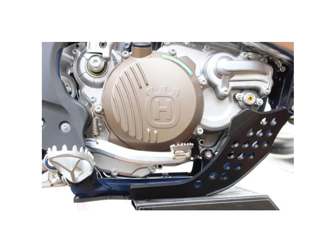 Proteção de Cárter AXP Gp, Polietileno Pead, Preto, KTM Gas-gas EX300 2021-2023 | Husqvarna TC250 / TX300I 2019-2022 | KTM 250SX / 250XC TPI / 300SX / 300XC TPI 2019-2022 4