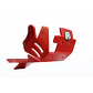 Proteção de Cárter AXP Enduro Xtrem, Polietileno Pead, Vermelha, Gas Gas EC250/300 Gas-gas EC250 / EC300 / EC300RANGER 2018-2020 | Rieju MR300 RACING / MR300PRO 2021 - vignette 1