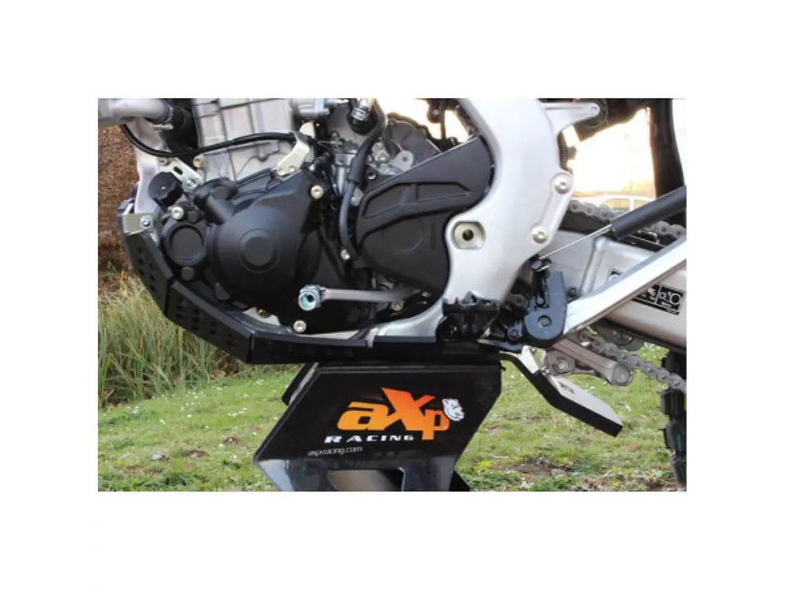 Proteção de Cárter AXP Enduro Xtrem, Polietileno Pead, Preto Honda CRF450L / CRF450X / CRF450XR 2019-2025 7