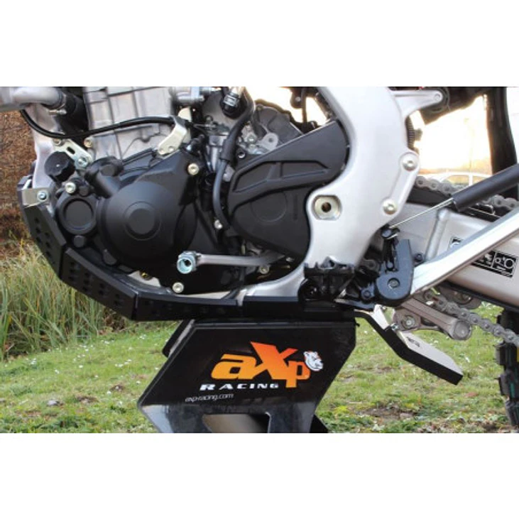 Proteção de Cárter AXP Enduro Xtrem, Polietileno Pead, Preto Honda CRF450L / CRF450X / CRF450XR 2019-2025 7
