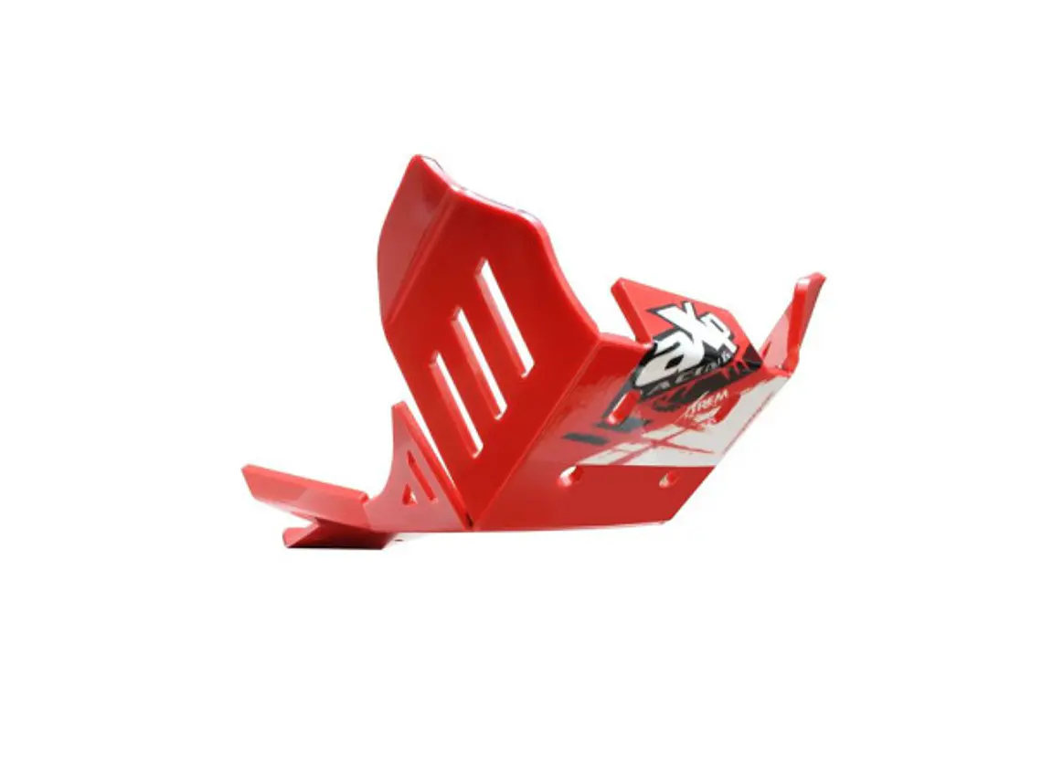 Proteção de Cárter AXP Enduro Xtrem, Polietileno Pead, Vermelha Beta 350RR / 390RR / 430RR / 480RR / 500RR 2014-2019 2