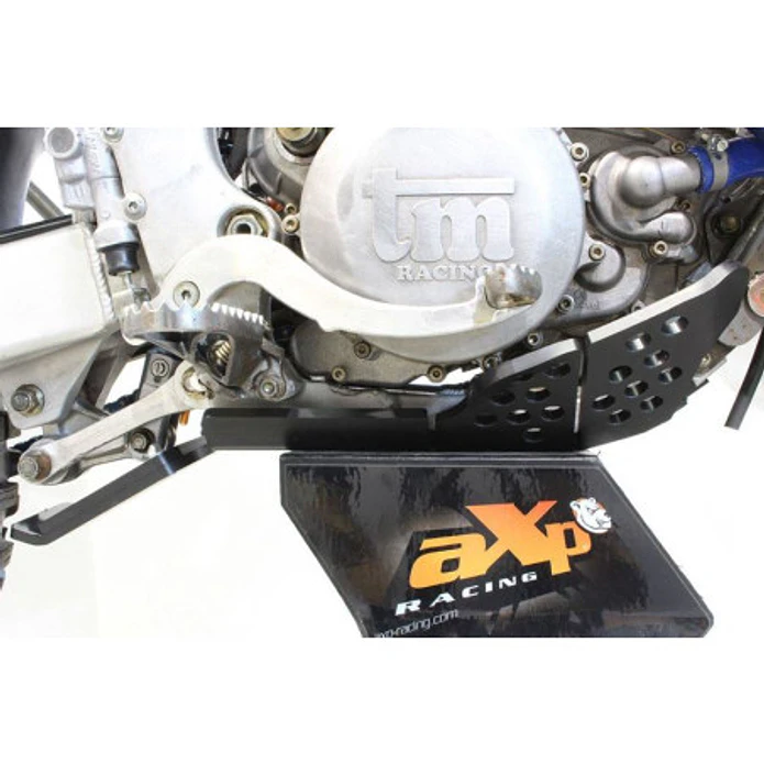 Proteção de Cárter AXP Enduro Xtrem, Polietileno Pead, Preto, TM EN 250/300 TM Racing EN250 ES 2T / EN300 ES 2T / MX 250 ES 2T / MX 300 ES 2T 2011-2018 5