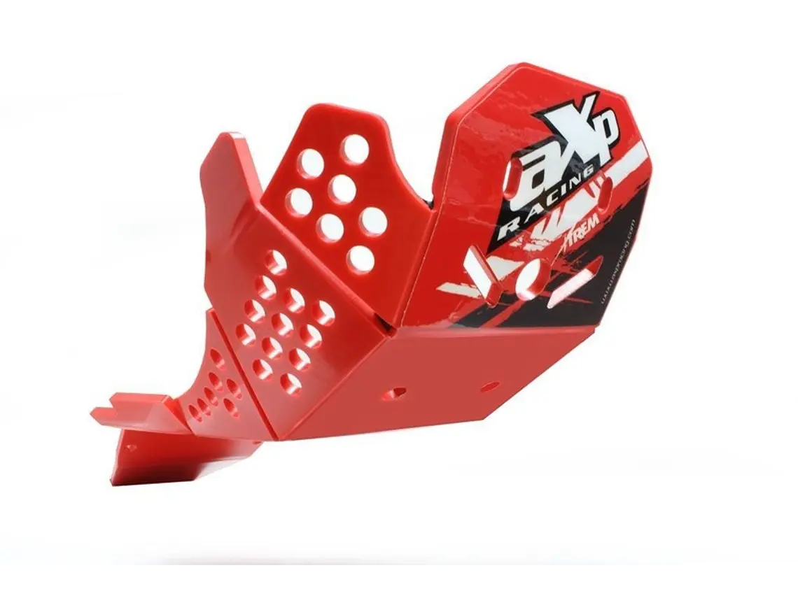 Proteção de Cárter AXP Enduro Xtrem, Polietileno Pead, Vermelha Honda CRF250R / CRF250RX / CRF400RX / CRF450R / CRF450RX 2017-2021 1