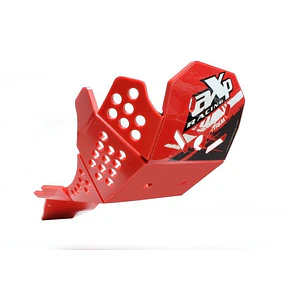Proteção de Cárter AXP Enduro Xtrem, Polietileno Pead, Vermelha Honda CRF250R / CRF250RX / CRF400RX / CRF450R / CRF450RX 2017-2021