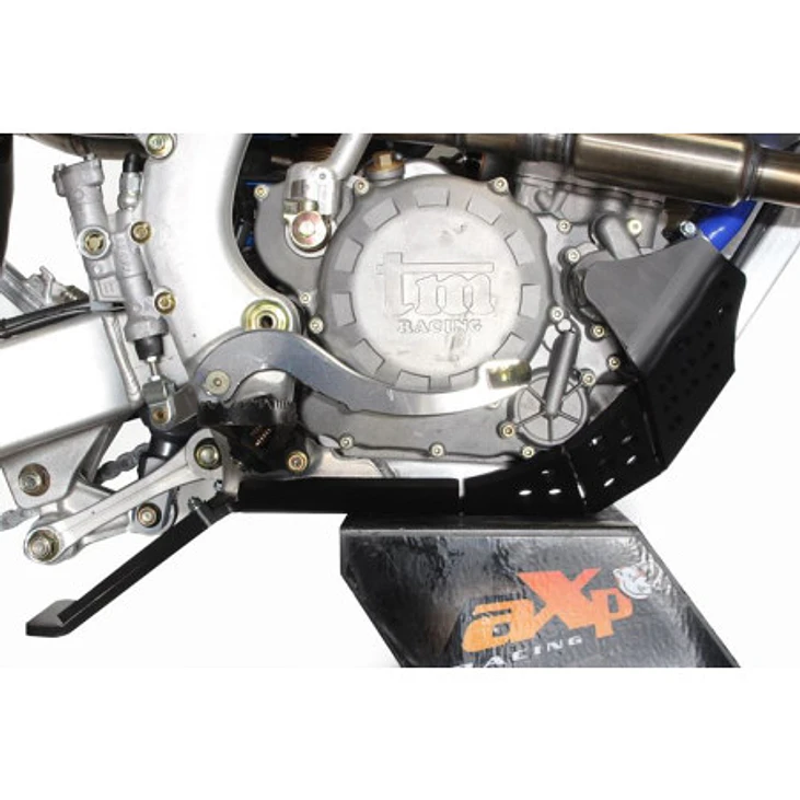 Proteção de Cárter AXP Enduro Xtrem, Polietileno Pead, Preto, TM 4T TM Racing EN250Fi 4T / EN300Fi 4T / MX250Fi 4T / MX300Fi 4T 2019-2021 4