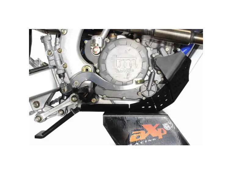 Proteção de Cárter AXP Enduro Xtrem, Polietileno Pead, Preto, TM 4T TM Racing EN250Fi 4T / EN300Fi 4T / MX250Fi 4T / MX300Fi 4T 2019-2021 4