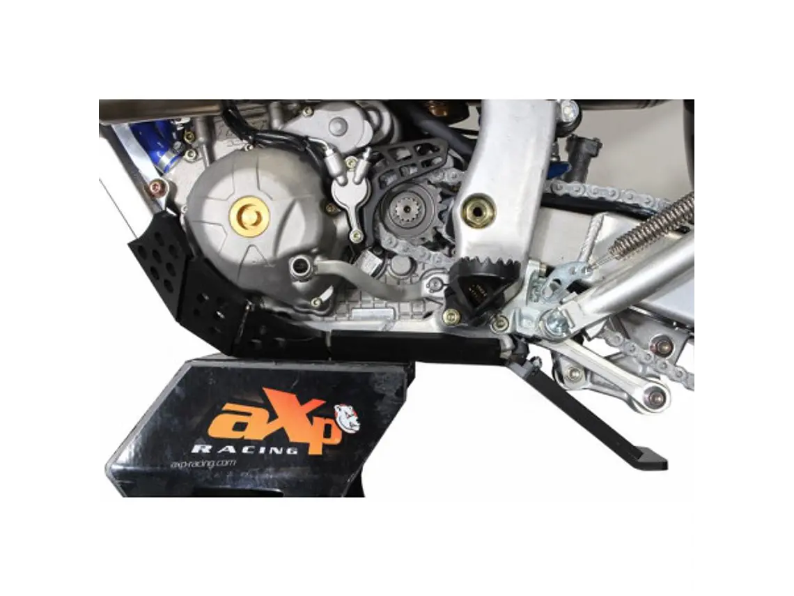 Proteção de Cárter AXP Enduro Xtrem, Polietileno Pead, Preto, TM 4T TM Racing EN250Fi 4T / EN300Fi 4T / MX250Fi 4T / MX300Fi 4T 2019-2021 7