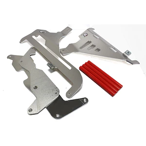 Protetores de Radiador Alumínio Vermelha AXP Honda CRF450L / CRF450XR 2019-2024