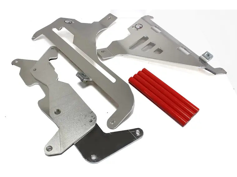 Protetores de Radiador Alumínio Vermelha AXP Honda CRF450L / CRF450XR 2019-2024 1