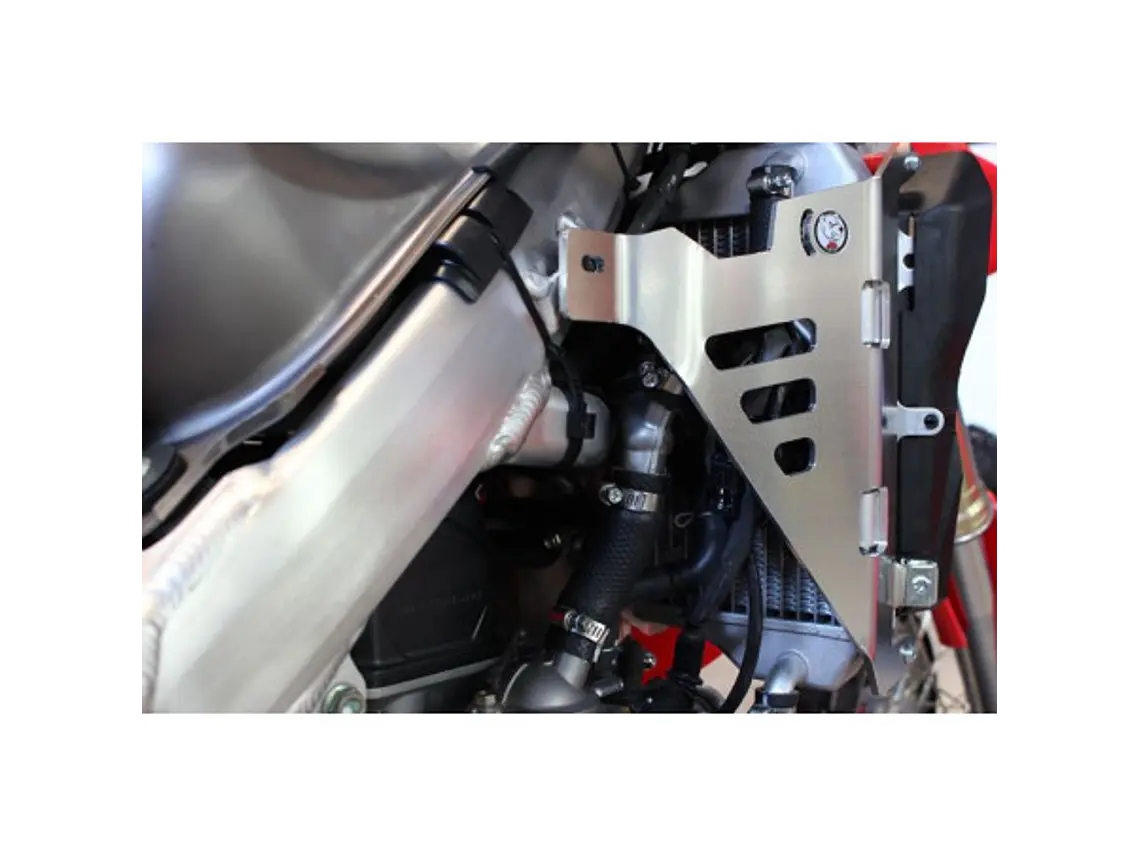 Protetores de Radiador Alumínio Vermelha AXP Honda CRF450L / CRF450XR 2019-2024 5
