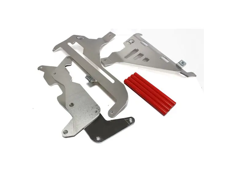 Protetores de Radiador Alumínio Vermelha AXP Honda CRF450L / CRF450XR 2019-2024 6