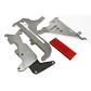 Protetores de Radiador Alumínio Vermelha AXP Honda CRF450L / CRF450XR 2019-2024 - Miniatura 6