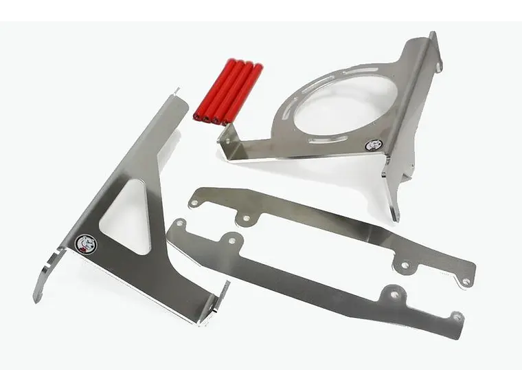 Protetores de Radiador Alumínio Vermelha AXP Beta 125RR / 200RR / 250RR / 300RR / 300RR RACE 2020-2023 1