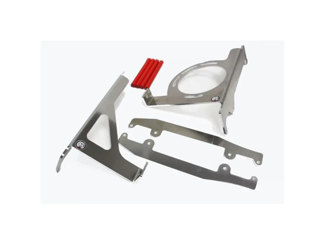 Protetores de Radiador Alumínio Vermelha AXP Beta 125RR / 200RR / 250RR / 300RR / 300RR RACE 2020-2023 2