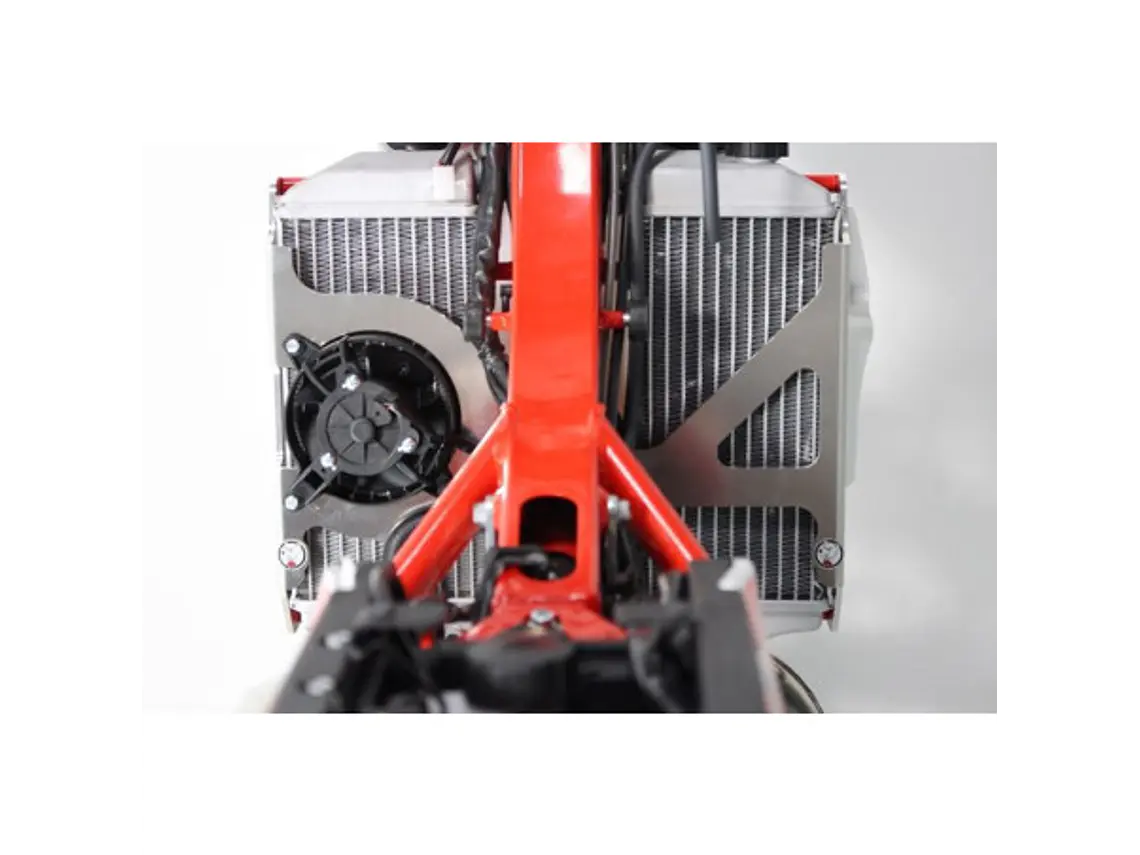 Protetores de Radiador Alumínio Vermelha AXP Beta 125RR / 200RR / 250RR / 300RR / 300RR RACE 2020-2023 3