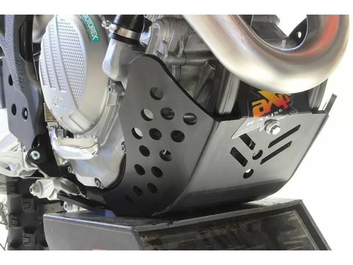Proteção de Cárter AXP Gp, Polietileno Pead, Preto, KTM Husqvarna FC250 / FC350 / FX350 2019-2022 | KTM 250SXF / 250XCF / 350SXF / 350XCF 2019-2022 1