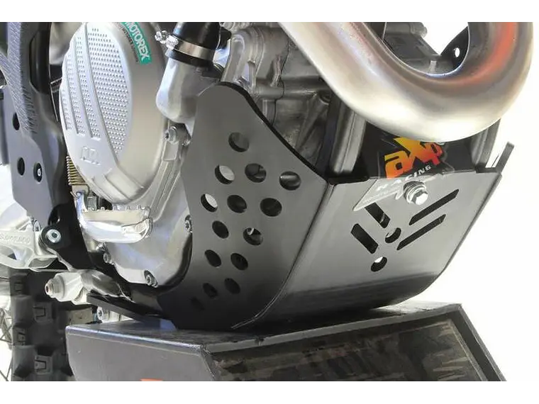 Proteção de Cárter AXP Gp, Polietileno Pead, Preto, KTM Husqvarna FC250 / FC350 / FX350 2019-2022 | KTM 250SXF / 250XCF / 350SXF / 350XCF 2019-2022 1