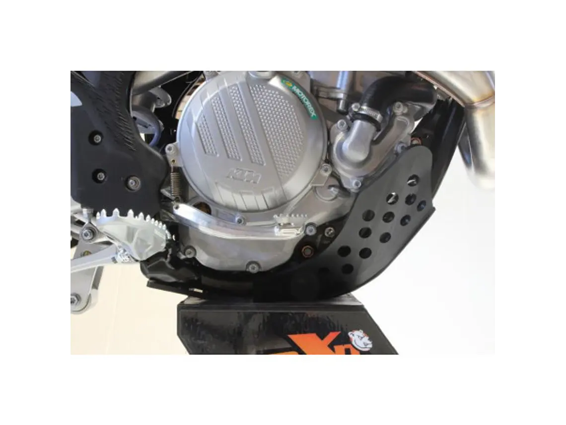 Proteção de Cárter AXP Gp, Polietileno Pead, Preto, KTM Husqvarna FC250 / FC350 / FX350 2019-2022 | KTM 250SXF / 250XCF / 350SXF / 350XCF 2019-2022 3