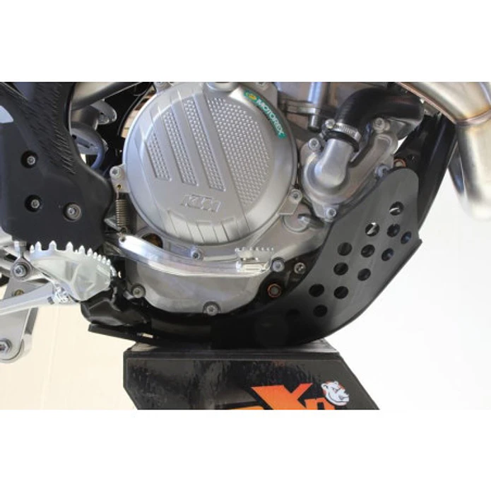 Proteção de Cárter AXP Gp, Polietileno Pead, Preto, KTM Husqvarna FC250 / FC350 / FX350 2019-2022 | KTM 250SXF / 250XCF / 350SXF / 350XCF 2019-2022 3