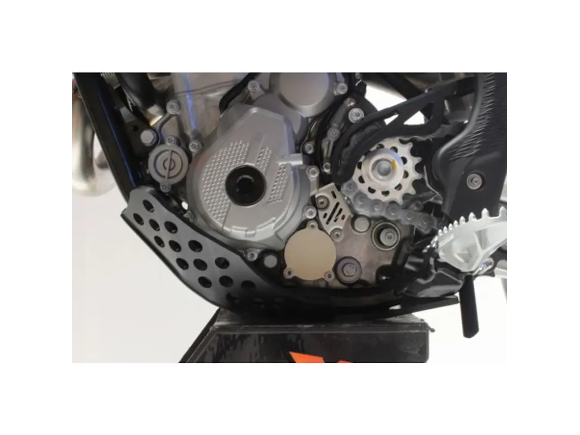 Proteção de Cárter AXP Gp, Polietileno Pead, Preto, KTM Husqvarna FC250 / FC350 / FX350 2019-2022 | KTM 250SXF / 250XCF / 350SXF / 350XCF 2019-2022 5