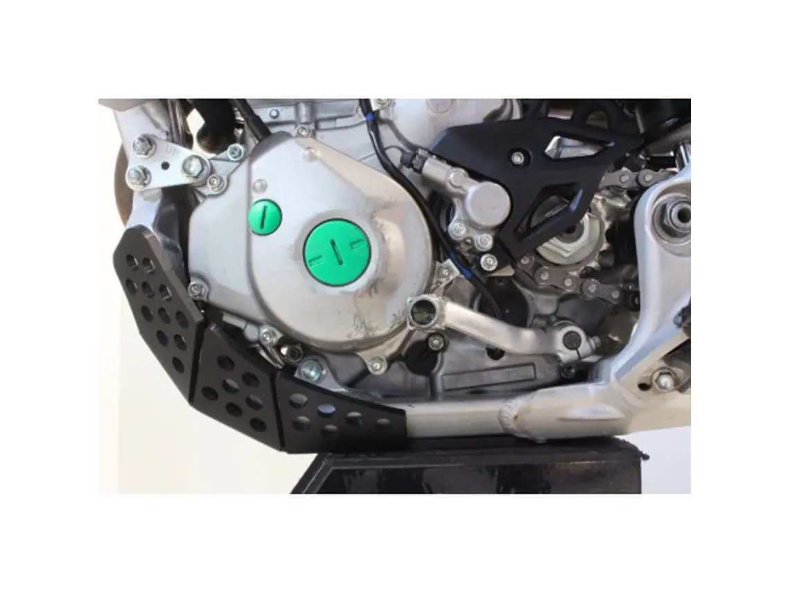 Proteção de Cárter AXP Gp, Polietileno Pead, Preto Kawasaki KX450 / KX450X 2019-2023 6