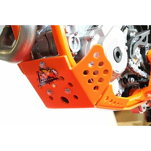 Proteção de Cárter AXP Gp, Polietileno Pead, Laranja, KTM Sx-f250/350