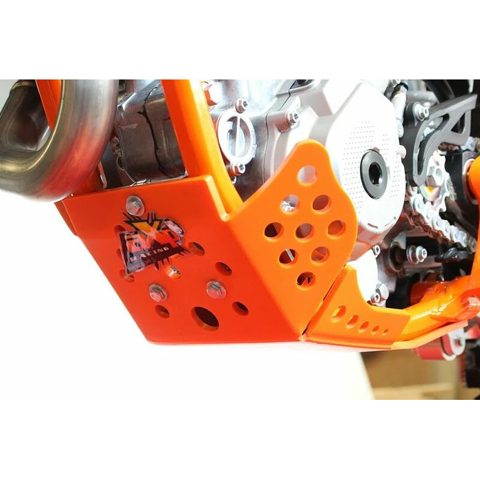 Proteção de Cárter AXP Gp, Polietileno Pead, Laranja, KTM Sx-f250/350 1