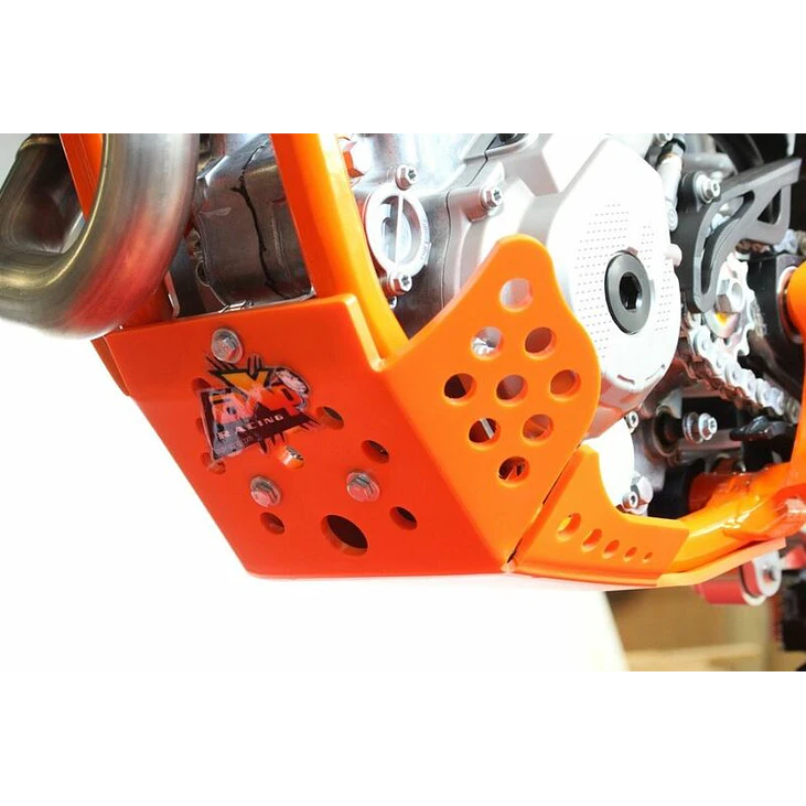 Proteção de Cárter AXP Gp, Polietileno Pead, Laranja, KTM Sx-f250/350 1