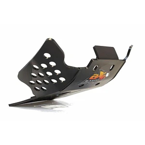 Proteção de Cárter AXP Enduro, Polietileno Pead, Preto, TM TM Racing EN250 ES 2T / EN300 ES 2T 2011-2018
