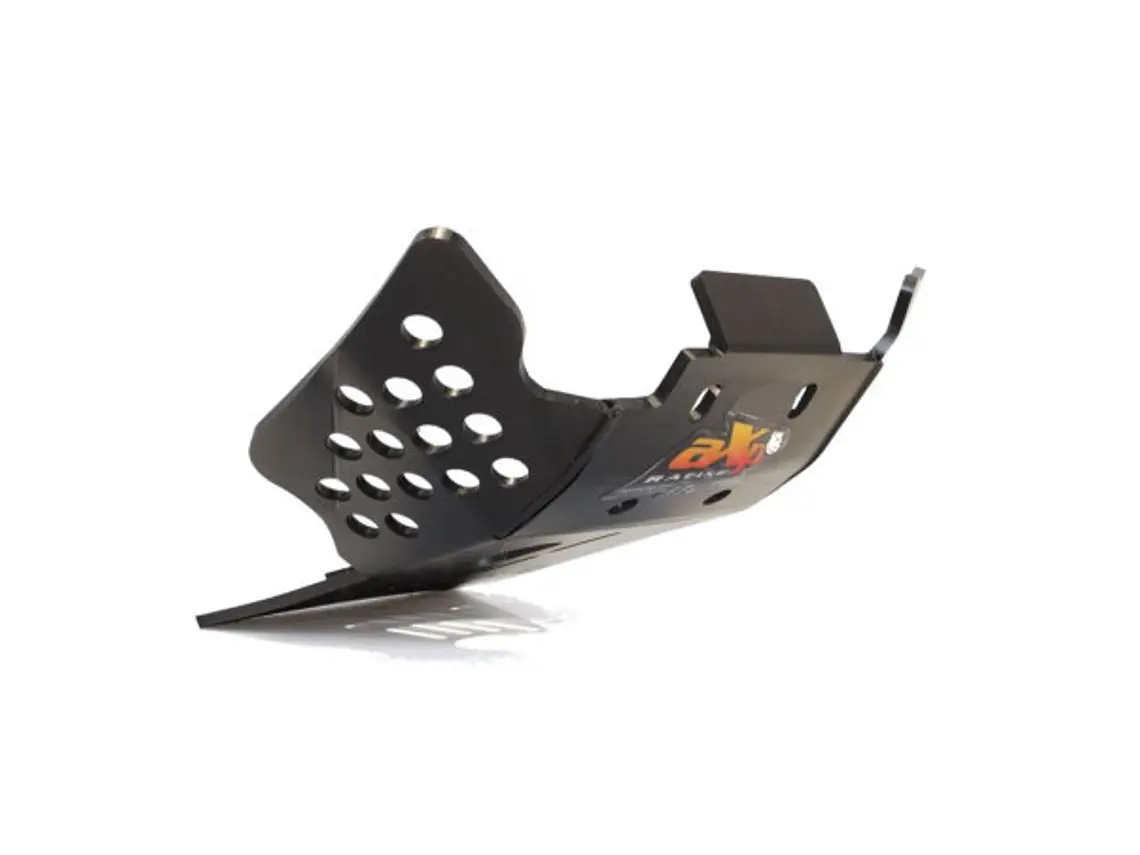 Proteção de Cárter AXP Enduro, Polietileno Pead, Preto, TM TM Racing EN250 ES 2T / EN300 ES 2T 2011-2018 2