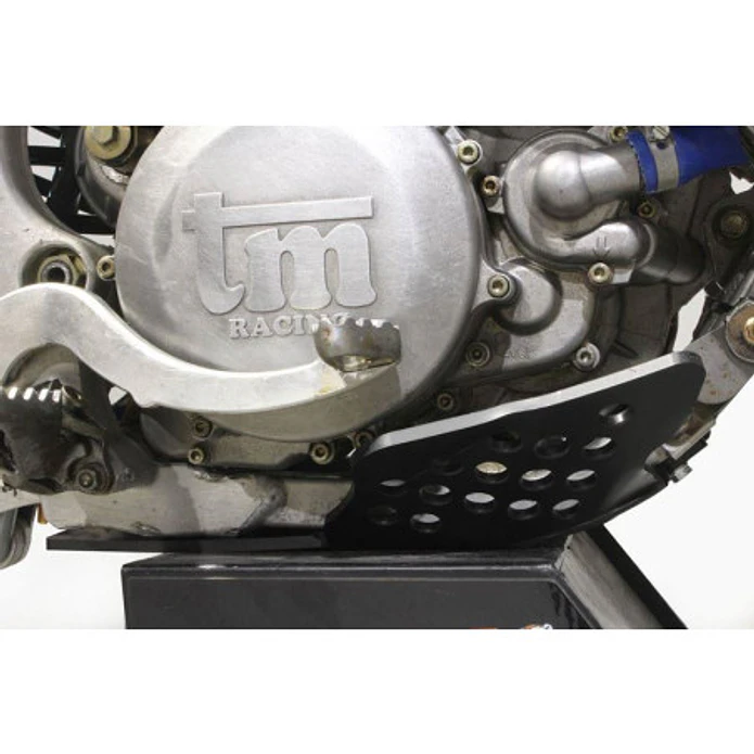Proteção de Cárter AXP Enduro, Polietileno Pead, Preto, TM TM Racing EN250 ES 2T / EN300 ES 2T 2011-2018 4