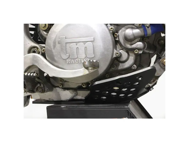 Proteção de Cárter AXP Enduro, Polietileno Pead, Preto, TM TM Racing EN250 ES 2T / EN300 ES 2T 2011-2018 4