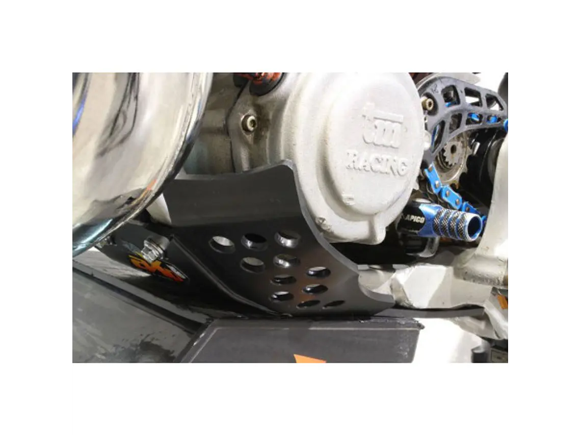 Proteção de Cárter AXP Enduro, Polietileno Pead, Preto, TM TM Racing EN250 ES 2T / EN300 ES 2T 2011-2018 5
