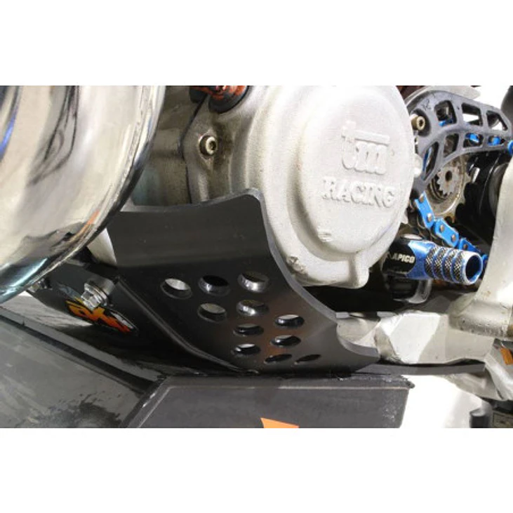 Proteção de Cárter AXP Enduro, Polietileno Pead, Preto, TM TM Racing EN250 ES 2T / EN300 ES 2T 2011-2018 5