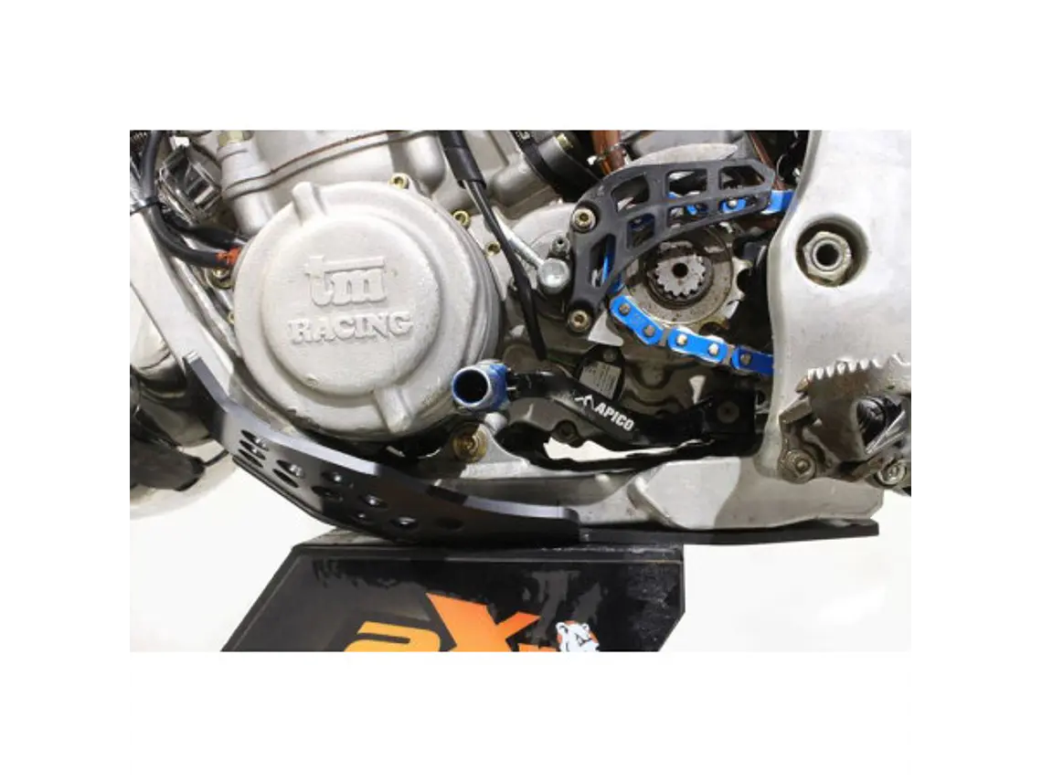 Proteção de Cárter AXP Enduro, Polietileno Pead, Preto, TM TM Racing EN250 ES 2T / EN300 ES 2T 2011-2018 6