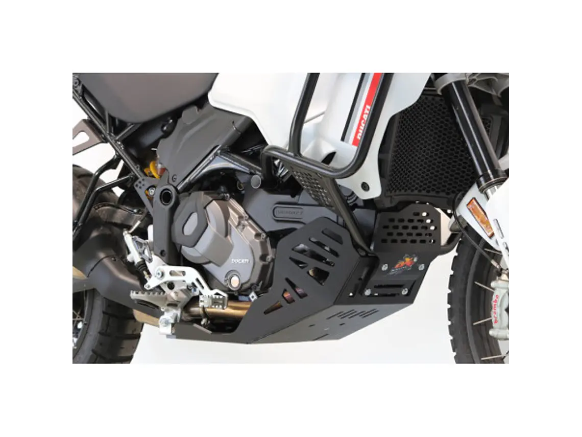 Proteção de Cárter AXP - HDPE 8mm (compatível com Os Guarda-lamas Hepco & Becker) Ducati DESERT X 2022-2023 3