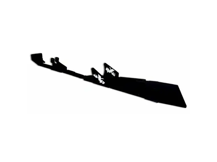 Proteção de Cárter Central Axp, Polietileno Pead, 8 Mm, Preto com Autocolante Azul Yamaha YFZ450R 2009-2023 1