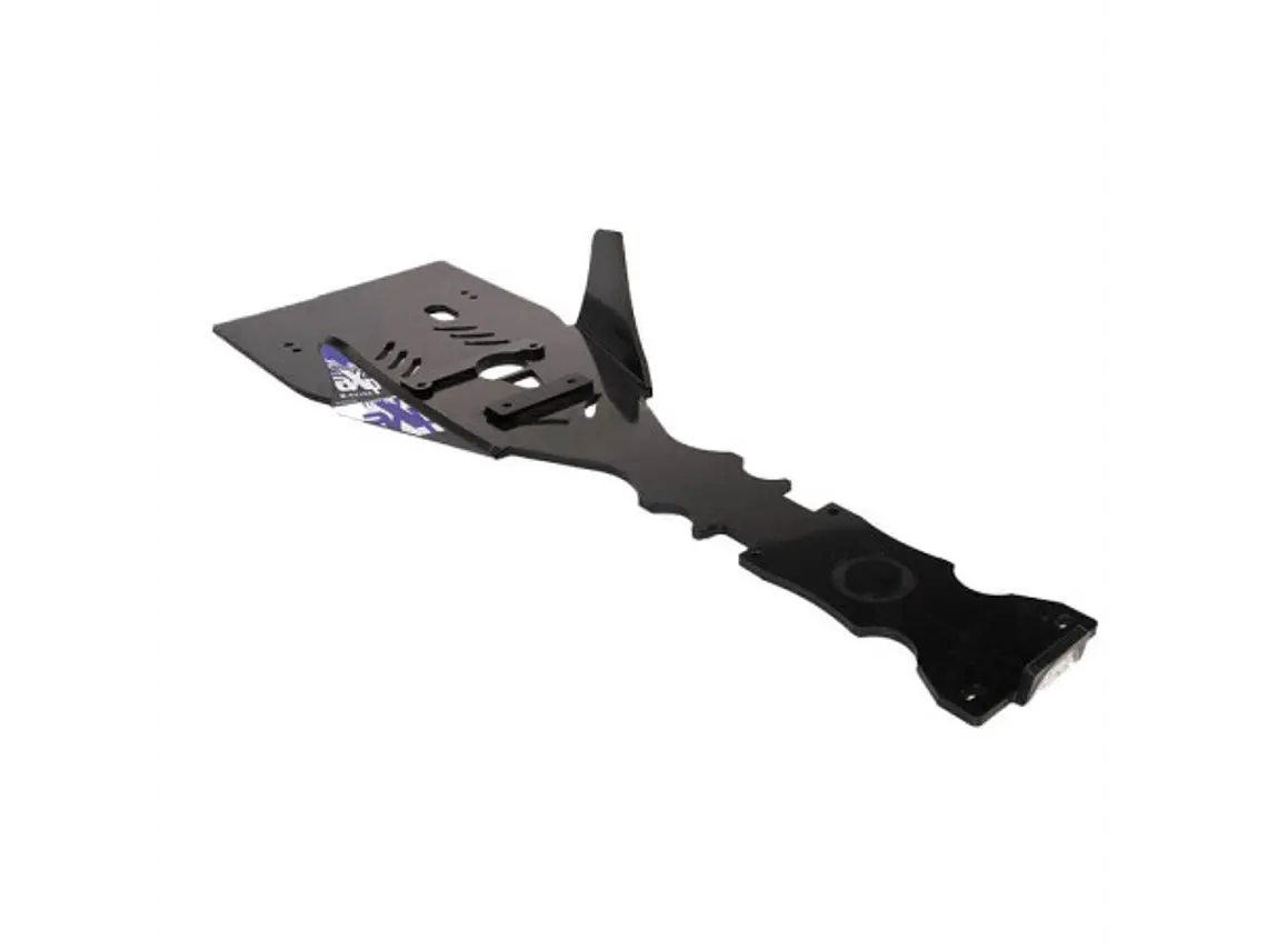 Proteção de Cárter Central Axp, Polietileno Pead, 8 Mm, Preto com Autocolante Azul Yamaha YFZ450R 2009-2023 3