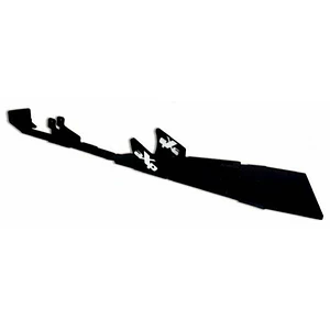 Proteção de Cárter Central Axp, Polietileno Pead, 8 Mm, Preto Autocolante Vermelho Yamaha YFZ450R 2009-2023