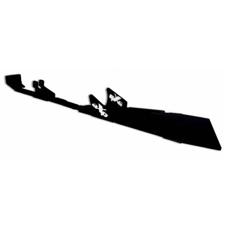 Proteção de Cárter Central Axp, Polietileno Pead, 8 Mm, Preto Autocolante Vermelho Yamaha YFZ450R 2009-2023 1