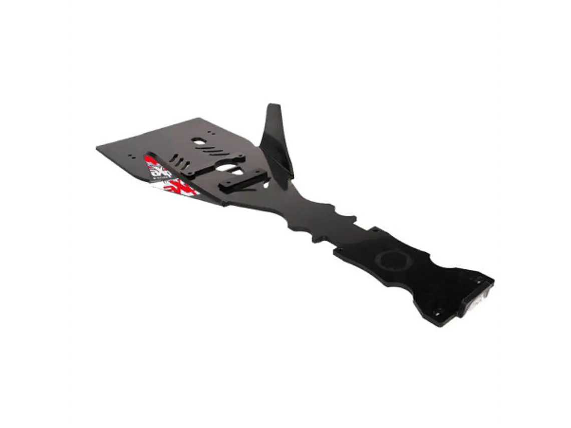 Proteção de Cárter Central Axp, Polietileno Pead, 8 Mm, Preto Autocolante Vermelho Yamaha YFZ450R 2009-2023 3