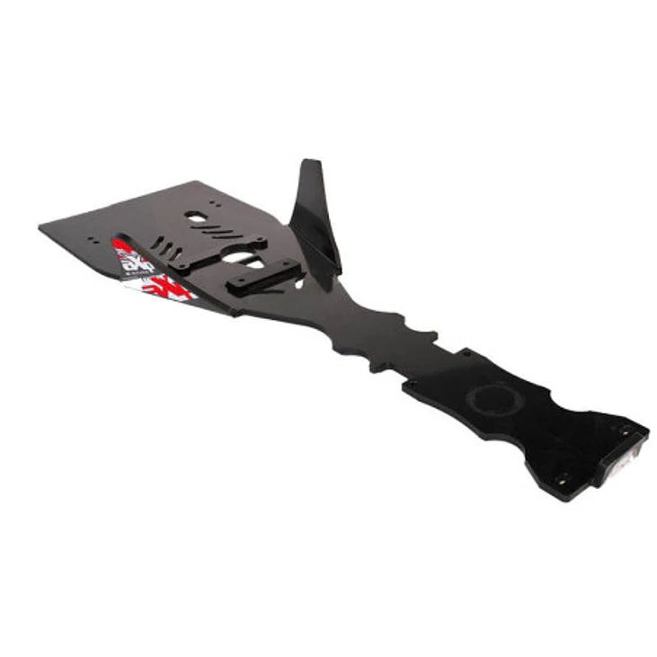 Proteção de Cárter Central Axp, Polietileno Pead, 8 Mm, Preto Autocolante Vermelho Yamaha YFZ450R 2009-2023 3