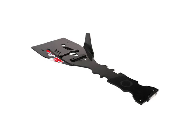 Proteção de Cárter Central Axp, Polietileno Pead, 8 Mm, Preto Autocolante Vermelho Yamaha YFZ450R 2009-2023 3